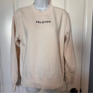 Peloton cream Crewneck Sweatshirt